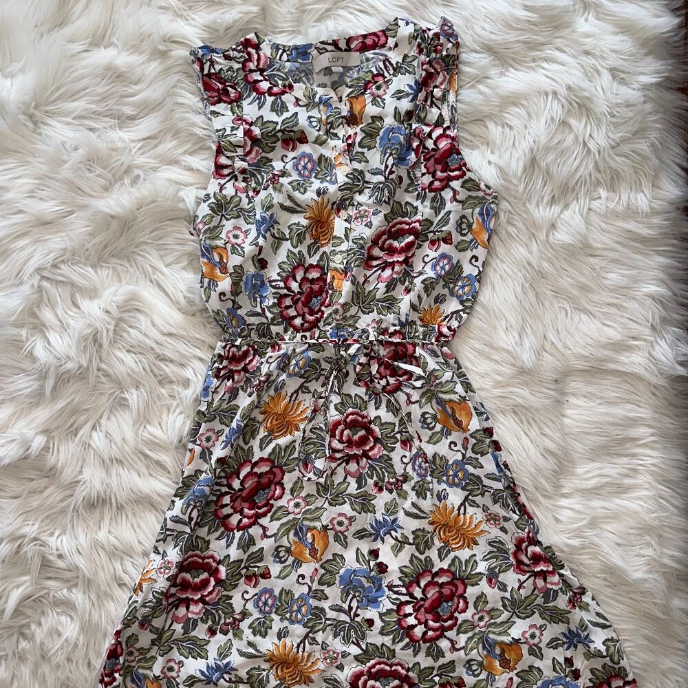 LOFT Floral Summer Dress